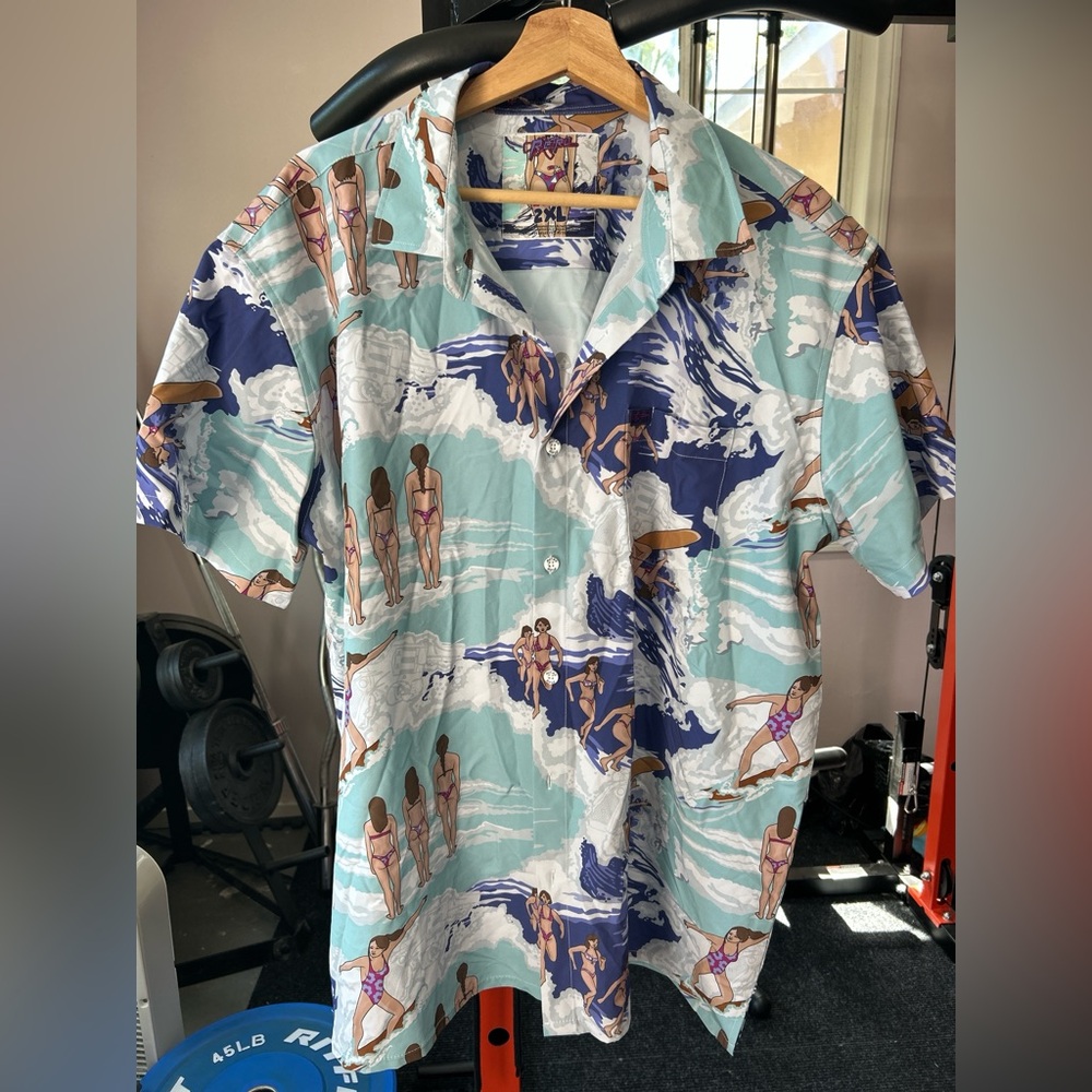 Retro Rifle Le Big Mac Pulp Fiction 2XL Hawaiian Shirt